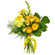 Желтый букет из роз и хризантем. Челябинск